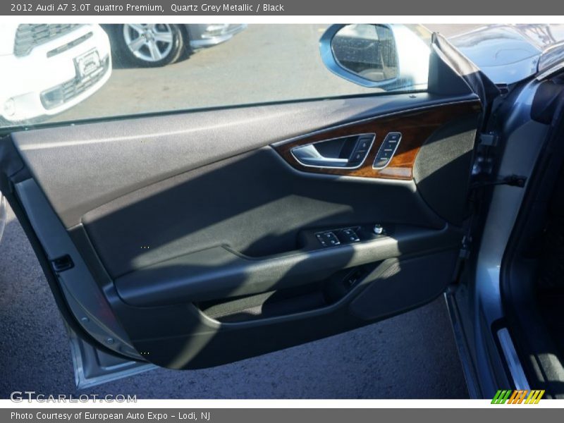 Quartz Grey Metallic / Black 2012 Audi A7 3.0T quattro Premium