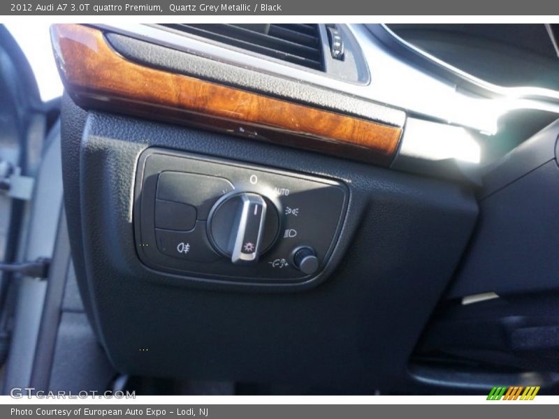 Quartz Grey Metallic / Black 2012 Audi A7 3.0T quattro Premium