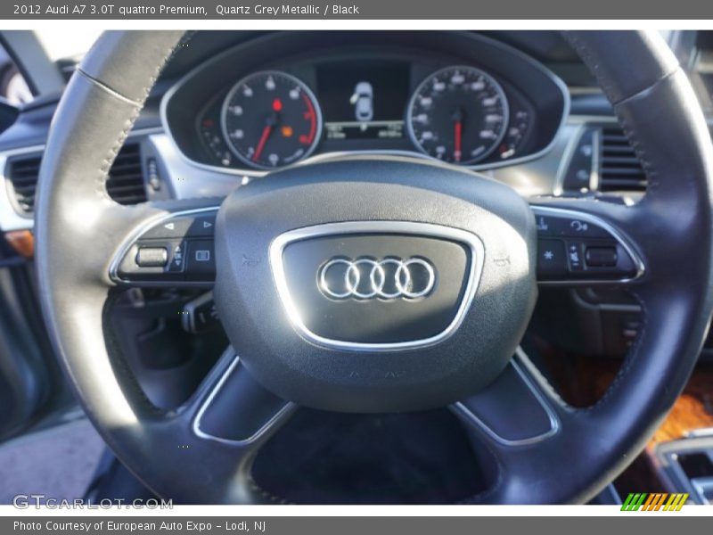Quartz Grey Metallic / Black 2012 Audi A7 3.0T quattro Premium