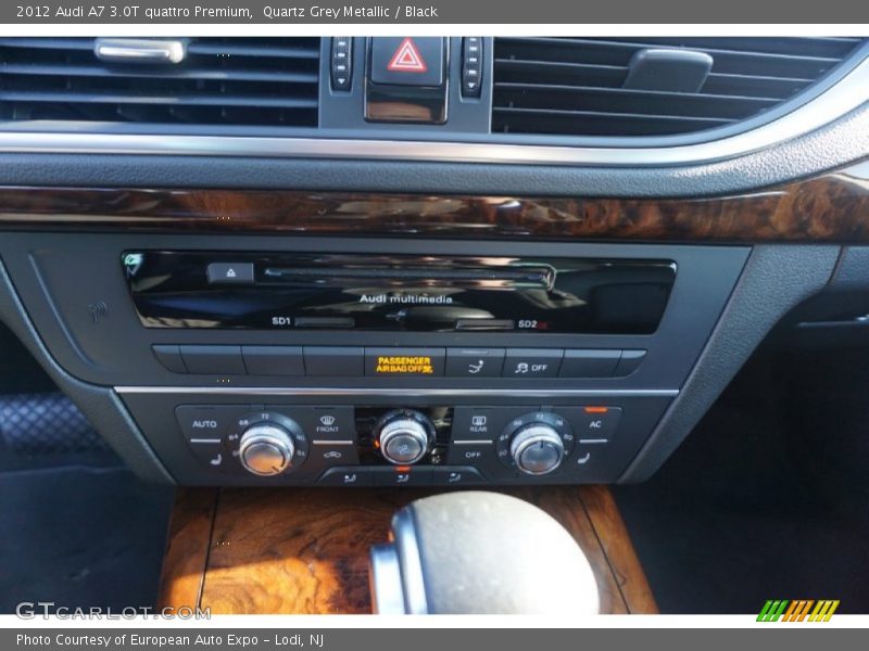 Quartz Grey Metallic / Black 2012 Audi A7 3.0T quattro Premium