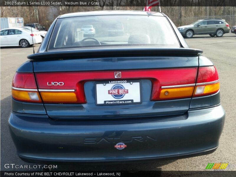Medium Blue / Gray 2002 Saturn L Series L100 Sedan