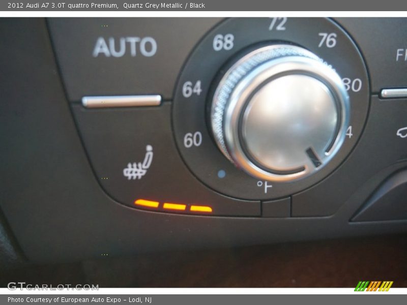 Quartz Grey Metallic / Black 2012 Audi A7 3.0T quattro Premium