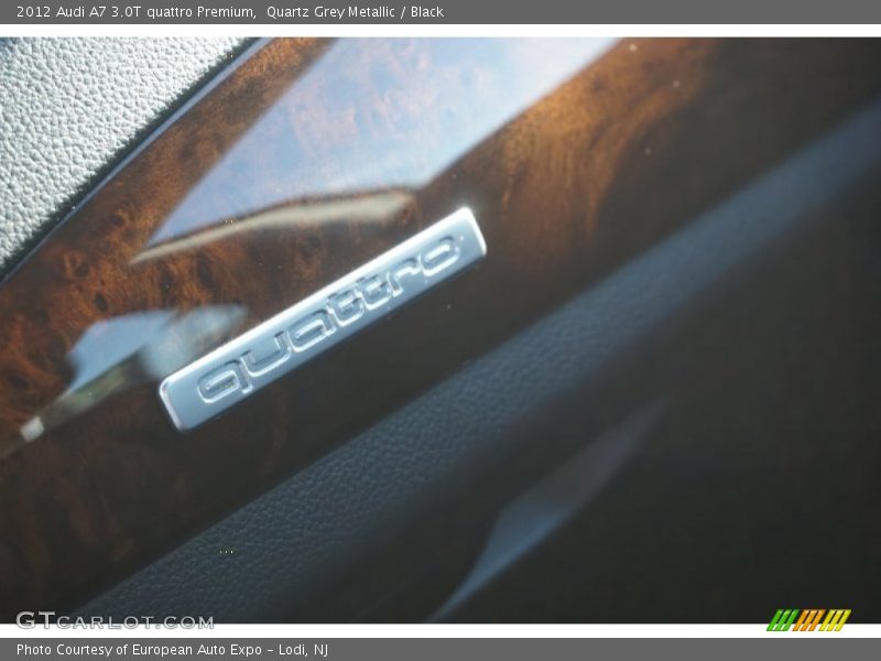 Quartz Grey Metallic / Black 2012 Audi A7 3.0T quattro Premium