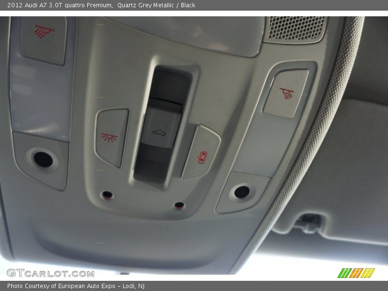 Quartz Grey Metallic / Black 2012 Audi A7 3.0T quattro Premium
