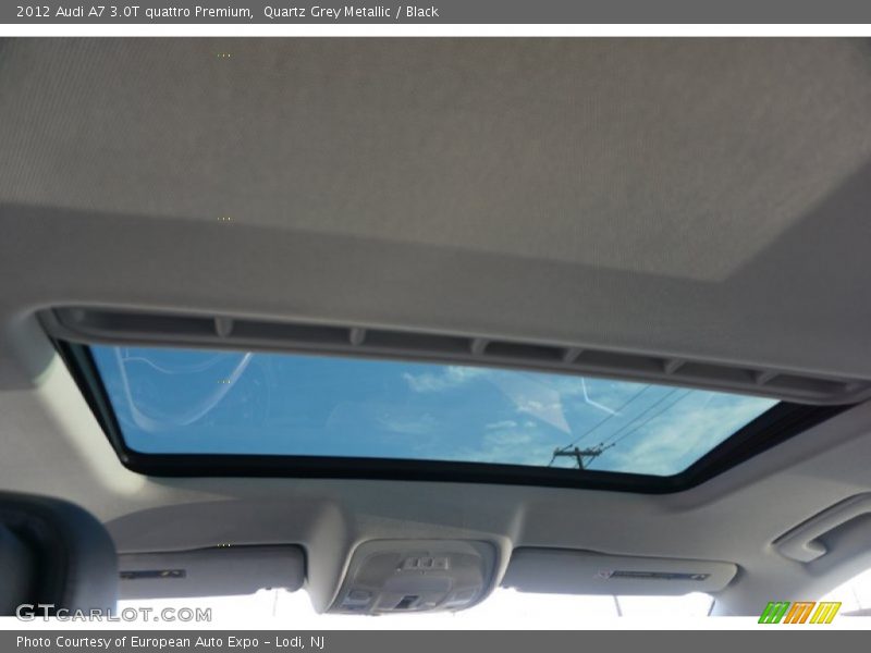 Quartz Grey Metallic / Black 2012 Audi A7 3.0T quattro Premium