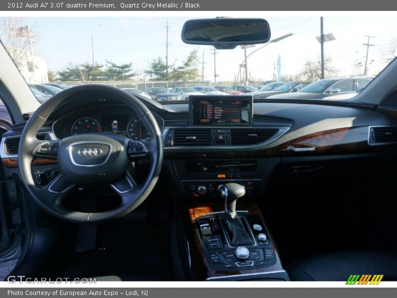 Quartz Grey Metallic / Black 2012 Audi A7 3.0T quattro Premium