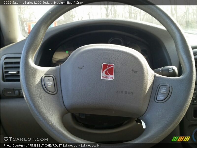 Medium Blue / Gray 2002 Saturn L Series L100 Sedan