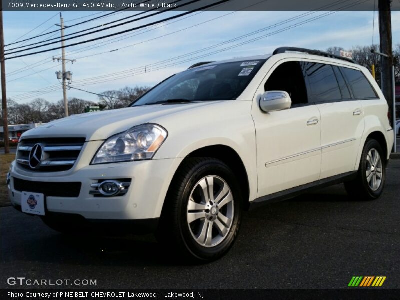 Arctic White / Black 2009 Mercedes-Benz GL 450 4Matic