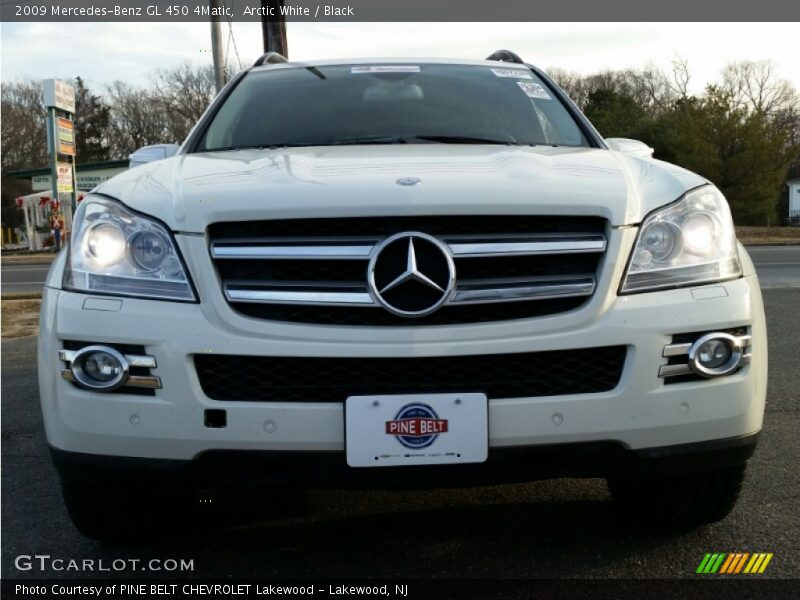 Arctic White / Black 2009 Mercedes-Benz GL 450 4Matic