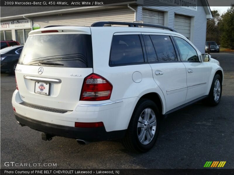 Arctic White / Black 2009 Mercedes-Benz GL 450 4Matic