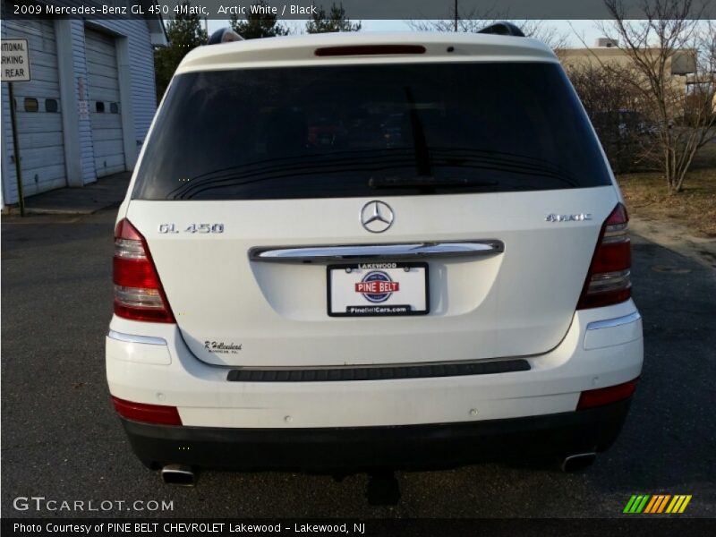 Arctic White / Black 2009 Mercedes-Benz GL 450 4Matic