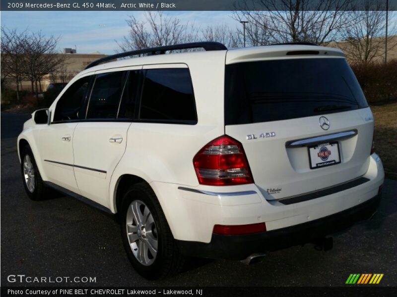 Arctic White / Black 2009 Mercedes-Benz GL 450 4Matic
