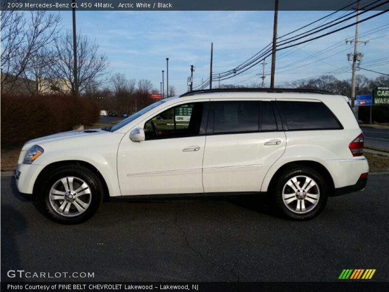 Arctic White / Black 2009 Mercedes-Benz GL 450 4Matic