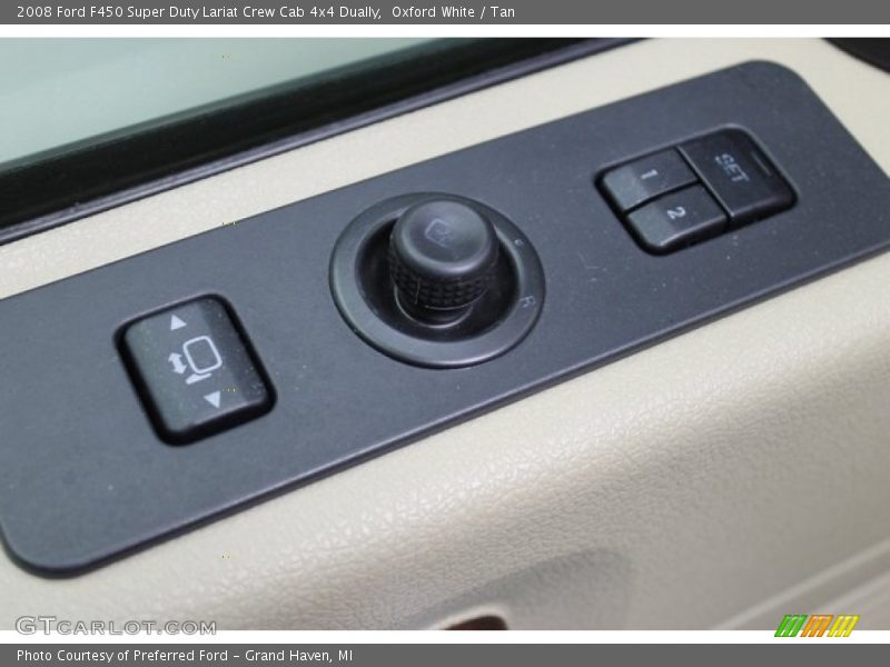 Oxford White / Tan 2008 Ford F450 Super Duty Lariat Crew Cab 4x4 Dually