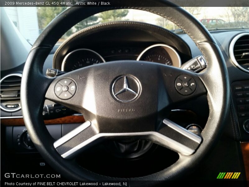 Arctic White / Black 2009 Mercedes-Benz GL 450 4Matic