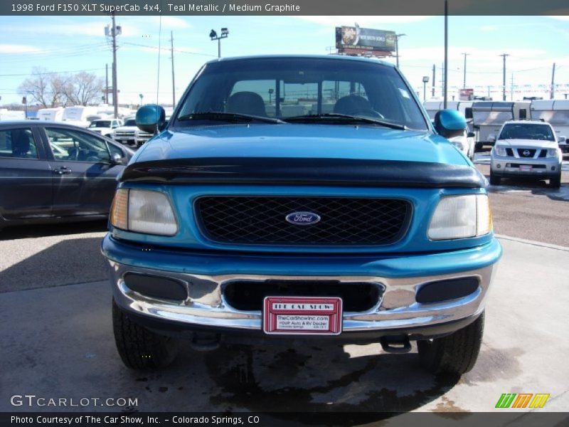Teal Metallic / Medium Graphite 1998 Ford F150 XLT SuperCab 4x4