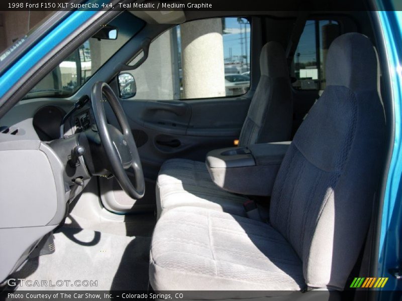 Teal Metallic / Medium Graphite 1998 Ford F150 XLT SuperCab 4x4
