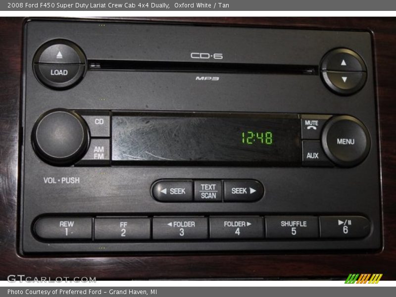 Oxford White / Tan 2008 Ford F450 Super Duty Lariat Crew Cab 4x4 Dually