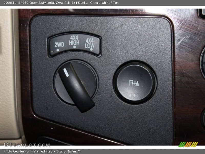 Oxford White / Tan 2008 Ford F450 Super Duty Lariat Crew Cab 4x4 Dually