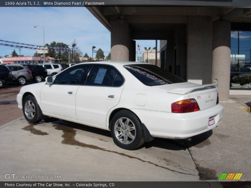 White Diamond Pearl / Parchment 1999 Acura TL 3.2