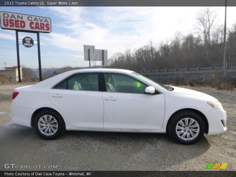 Super White / Ash 2013 Toyota Camry LE