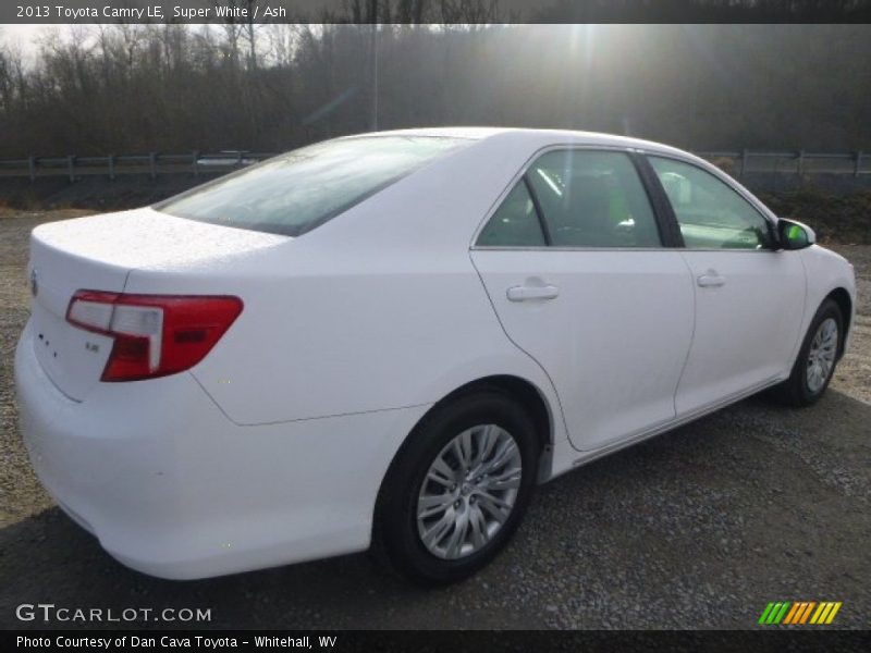 Super White / Ash 2013 Toyota Camry LE