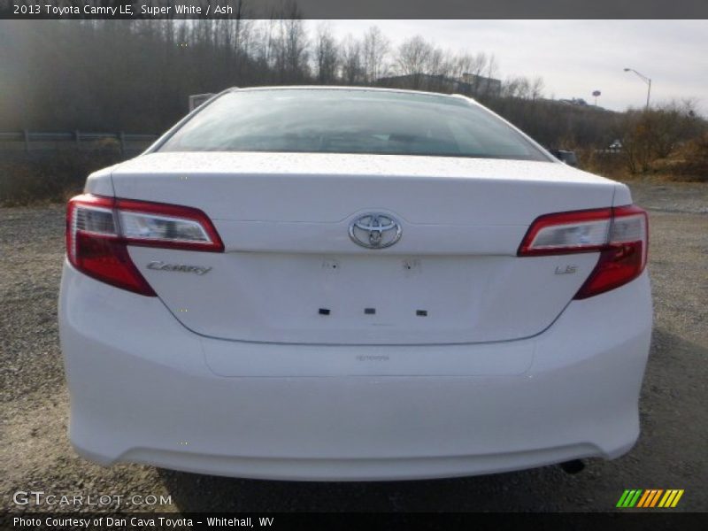 Super White / Ash 2013 Toyota Camry LE