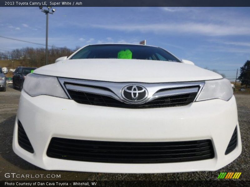 Super White / Ash 2013 Toyota Camry LE