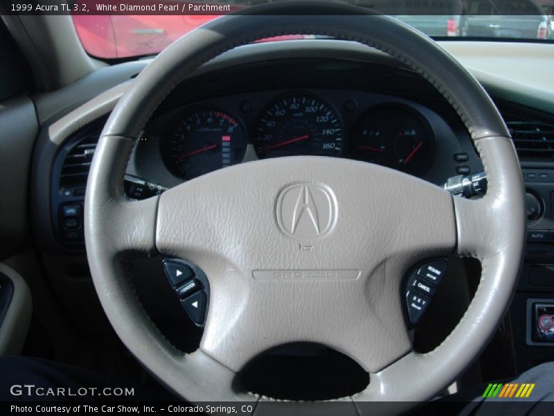 White Diamond Pearl / Parchment 1999 Acura TL 3.2