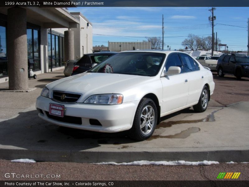White Diamond Pearl / Parchment 1999 Acura TL 3.2