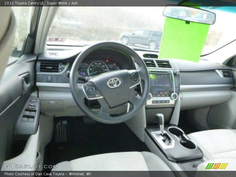 Super White / Ash 2013 Toyota Camry LE