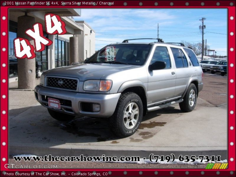 Sierra Silver Metallic / Charcoal 2001 Nissan Pathfinder SE 4x4