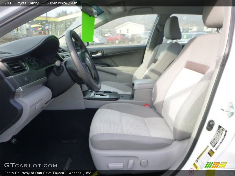 Super White / Ash 2013 Toyota Camry LE