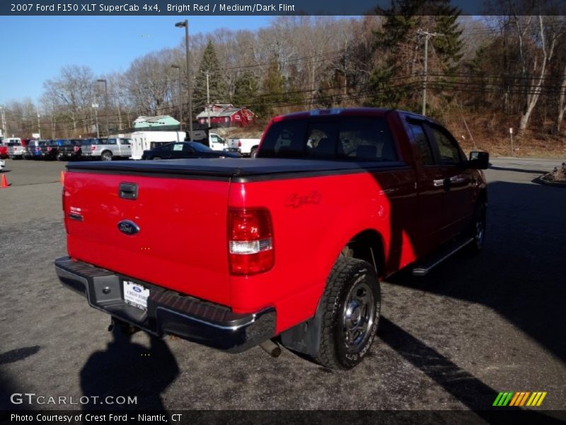 Bright Red / Medium/Dark Flint 2007 Ford F150 XLT SuperCab 4x4