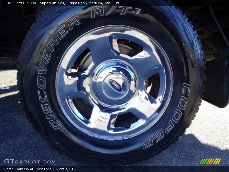 Bright Red / Medium/Dark Flint 2007 Ford F150 XLT SuperCab 4x4