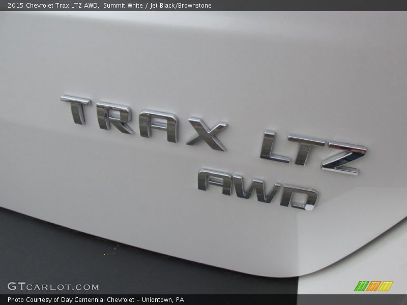 Summit White / Jet Black/Brownstone 2015 Chevrolet Trax LTZ AWD