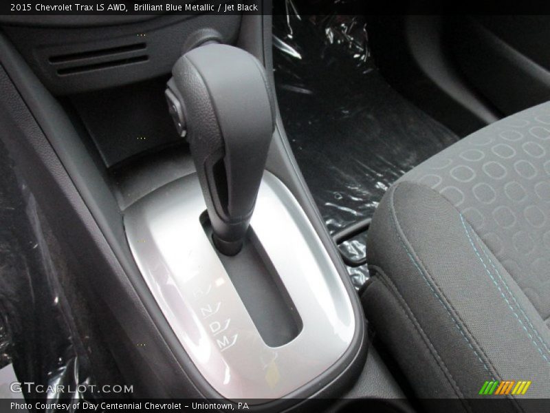 Brilliant Blue Metallic / Jet Black 2015 Chevrolet Trax LS AWD