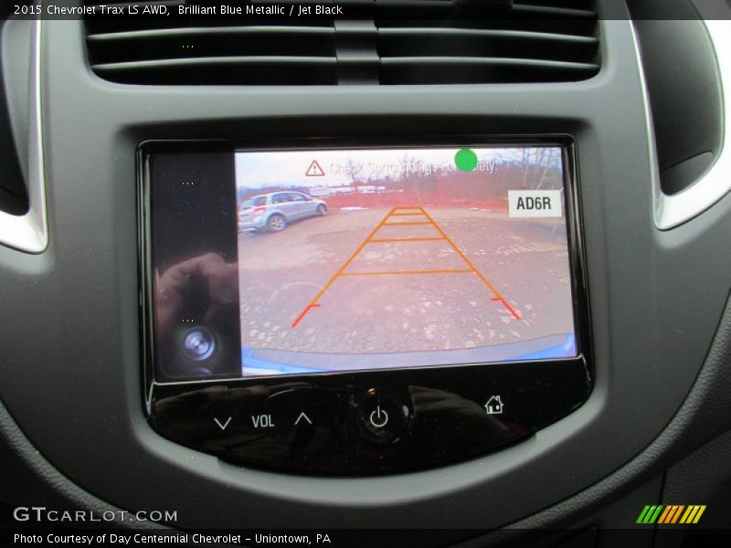 Brilliant Blue Metallic / Jet Black 2015 Chevrolet Trax LS AWD