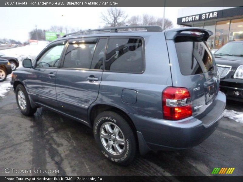 Bluestone Metallic / Ash Gray 2007 Toyota Highlander V6 4WD