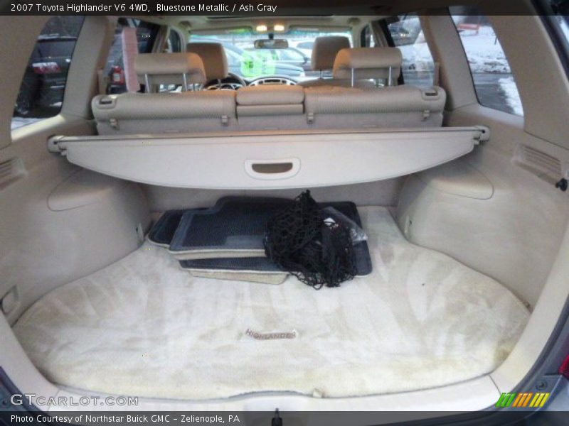 Bluestone Metallic / Ash Gray 2007 Toyota Highlander V6 4WD