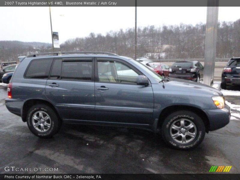 Bluestone Metallic / Ash Gray 2007 Toyota Highlander V6 4WD