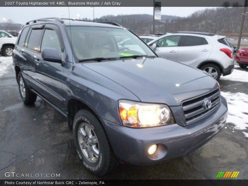 Bluestone Metallic / Ash Gray 2007 Toyota Highlander V6 4WD