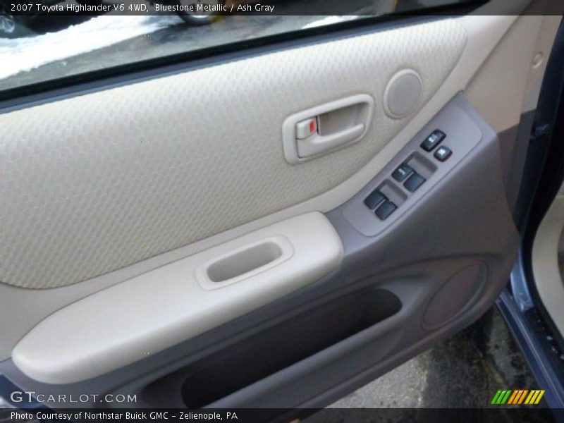 Bluestone Metallic / Ash Gray 2007 Toyota Highlander V6 4WD