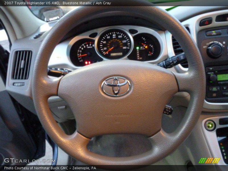 Bluestone Metallic / Ash Gray 2007 Toyota Highlander V6 4WD