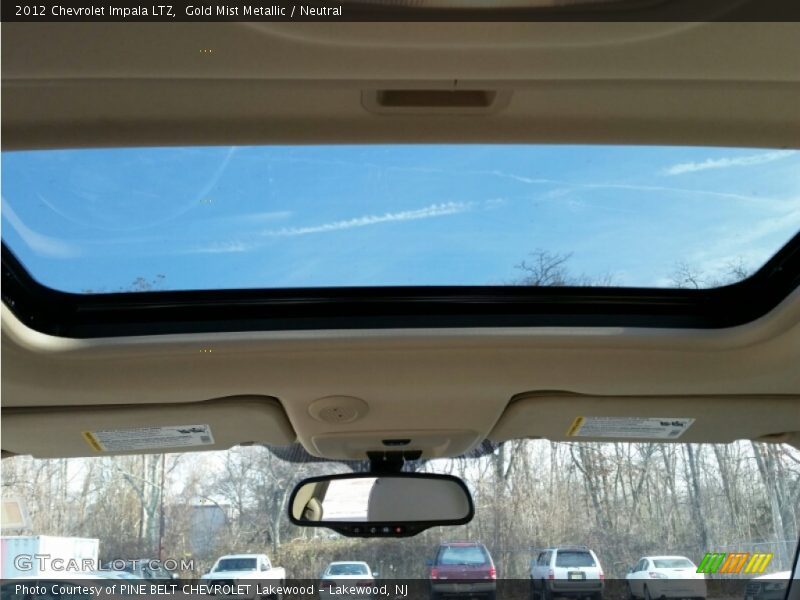 Gold Mist Metallic / Neutral 2012 Chevrolet Impala LTZ