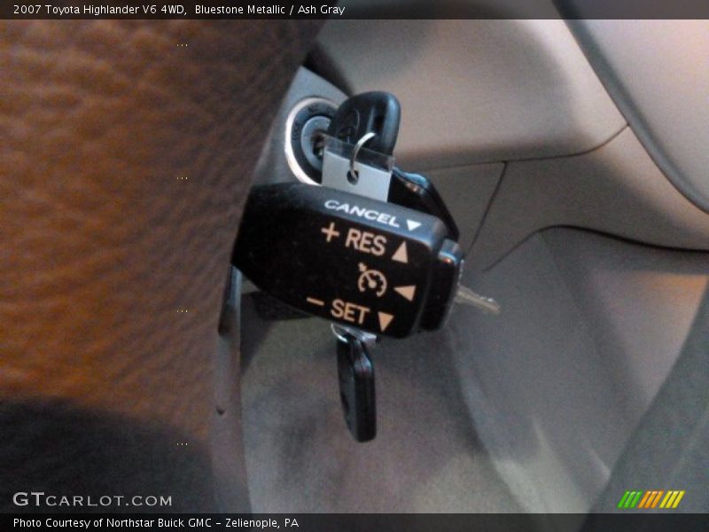 Bluestone Metallic / Ash Gray 2007 Toyota Highlander V6 4WD