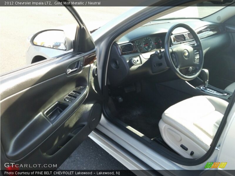 Gold Mist Metallic / Neutral 2012 Chevrolet Impala LTZ