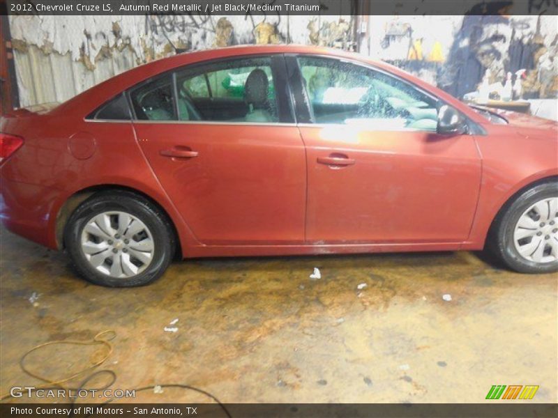 Autumn Red Metallic / Jet Black/Medium Titanium 2012 Chevrolet Cruze LS