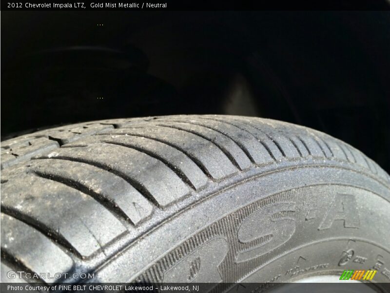 Gold Mist Metallic / Neutral 2012 Chevrolet Impala LTZ