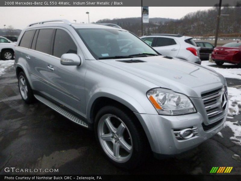 Iridium Silver Metallic / Black 2008 Mercedes-Benz GL 550 4Matic